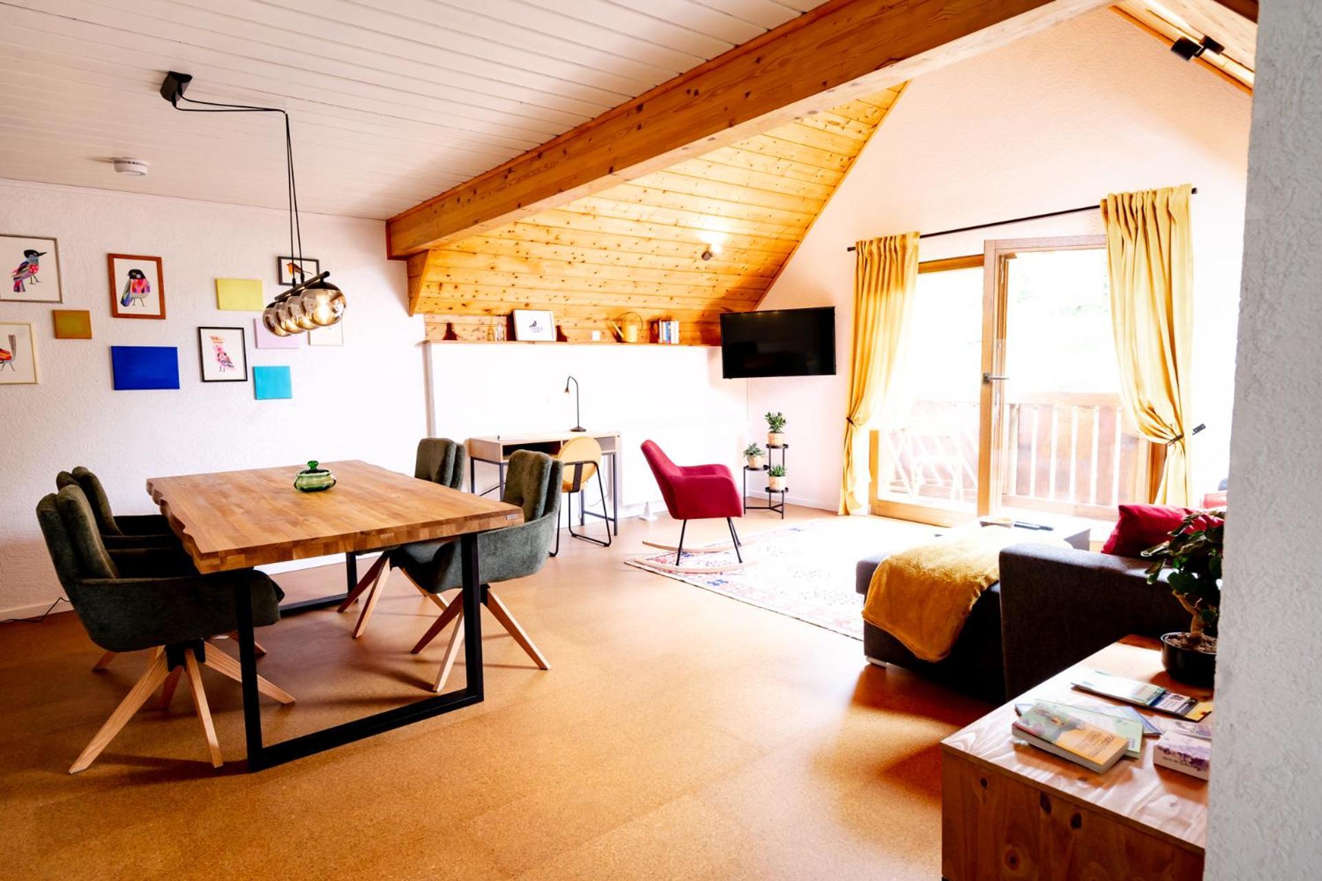 Birds-Nest Ferienwohnung Balkon Kaminofen Darstein Ngoại thất bức ảnh